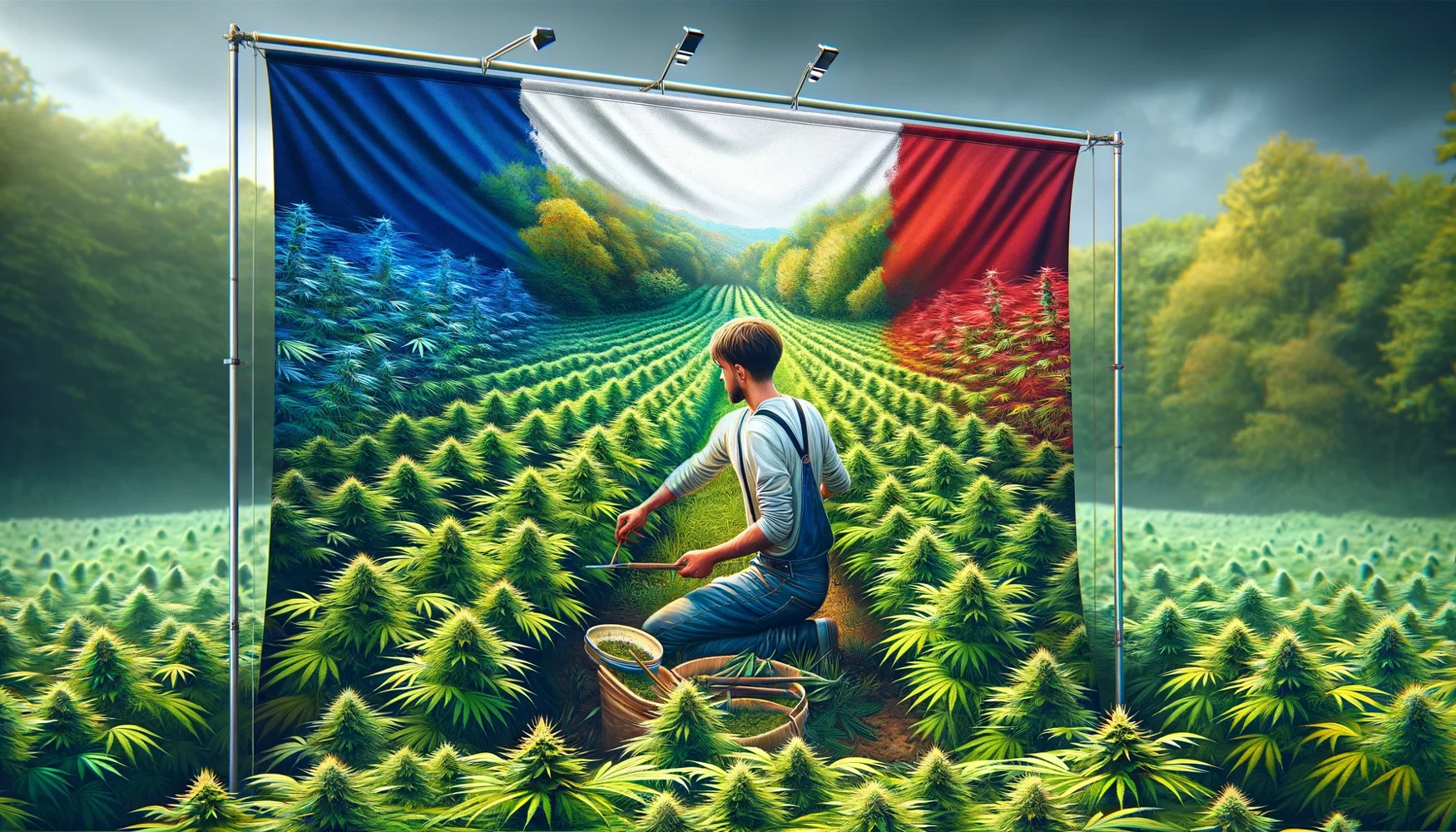 Illustration de l’univers agricole de Frenchy Merlin