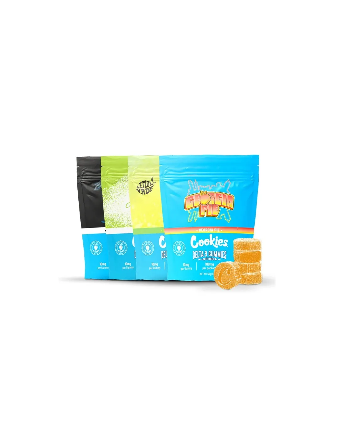 Pack Gummies Delta-9 Lemonade by Cookies 4 sachets